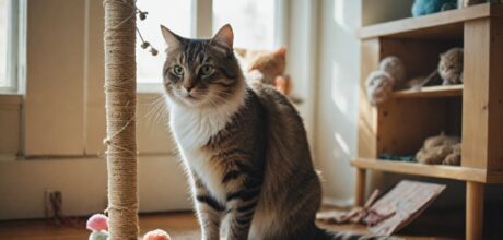 Dicas para escolher arranhadores resistentes para gatos grandes