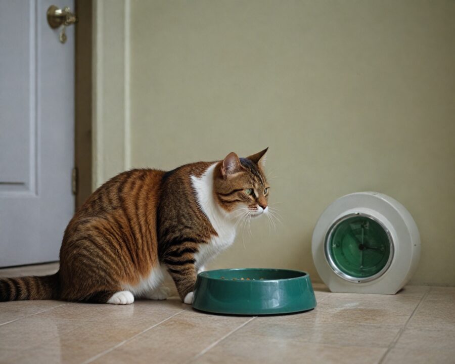 Principais sinais de intoxicação alimentar em gatos