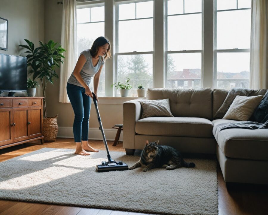 Como reduzir o excesso de pelos espalhados pela casa