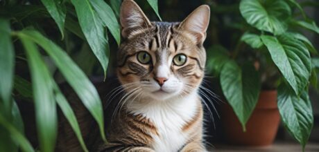 Como proteger plantas de gatos que mastigam folhas