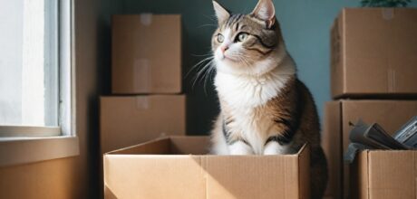 Como minimizar o estresse de gatos em mudanças de casa