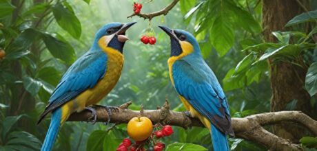 Diferenças entre pássaros frugívoros e insetívoros explicadas