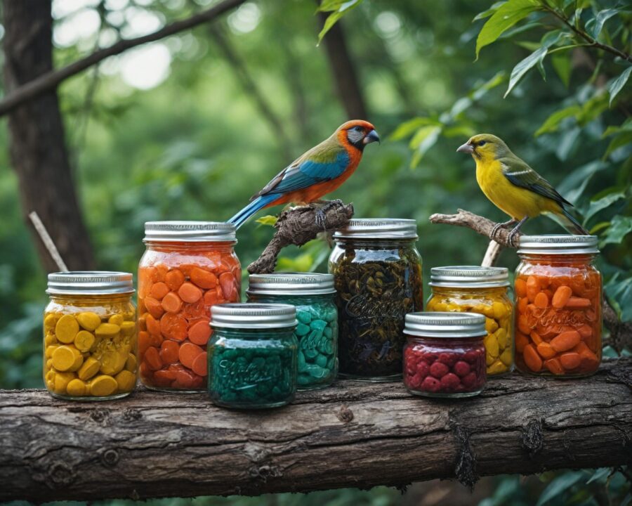 Recomendações de suplementos vitamínicos para aves saudáveis