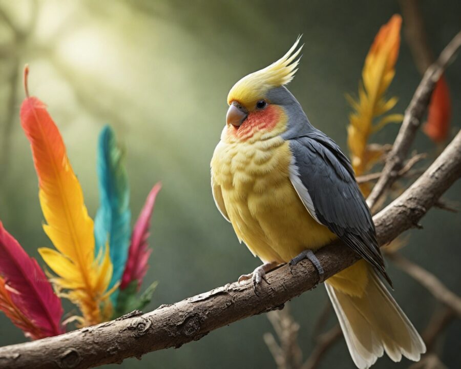 Principais causas de queda de penas em calopsitas e como evitar