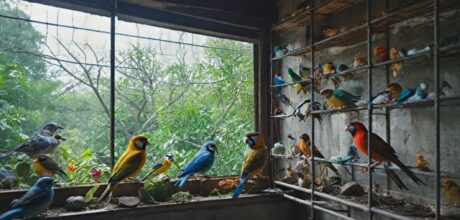 Como manter a temperatura ideal no viveiro de pássaros