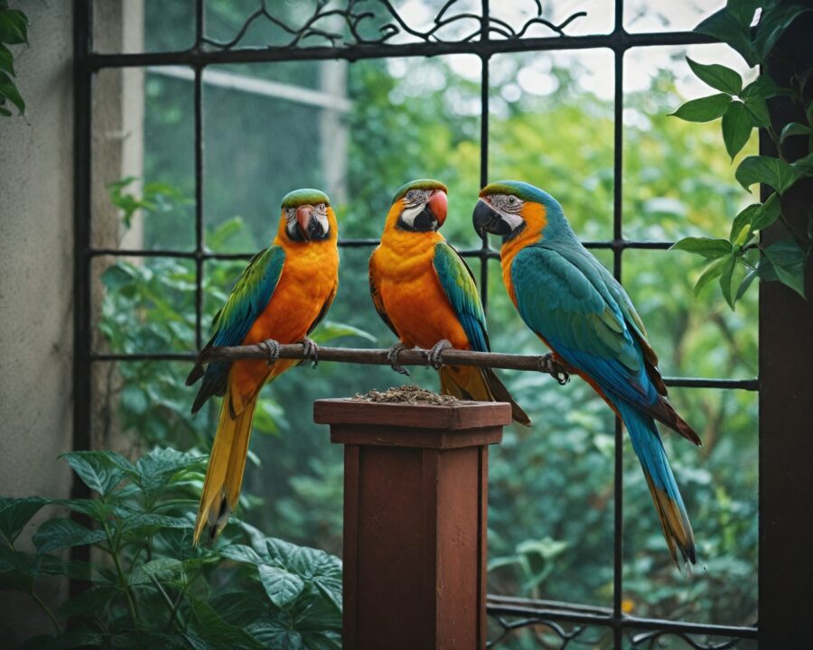 Vantagens de criar pássaros em aviários externos
