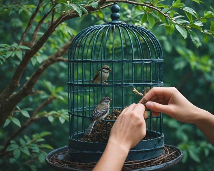 Como instalar poleiros naturais em viveiros corretamente