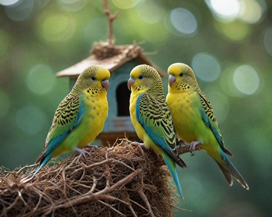 Como estimular reprodução de periquitos australianos
