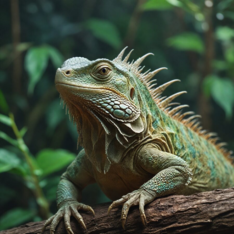 Como criar um ambiente estimulante para iguanas pets