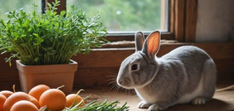 Alimentação Balanceada para Coelhos: A Importância do Feno e dos Vegetais na Dieta