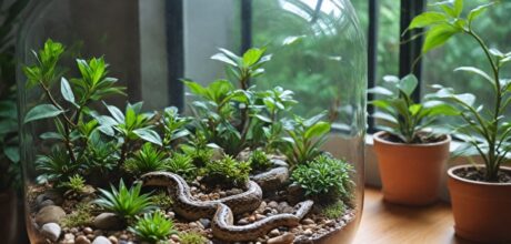 Como montar um terrário adequado para cobras pets: guia prático