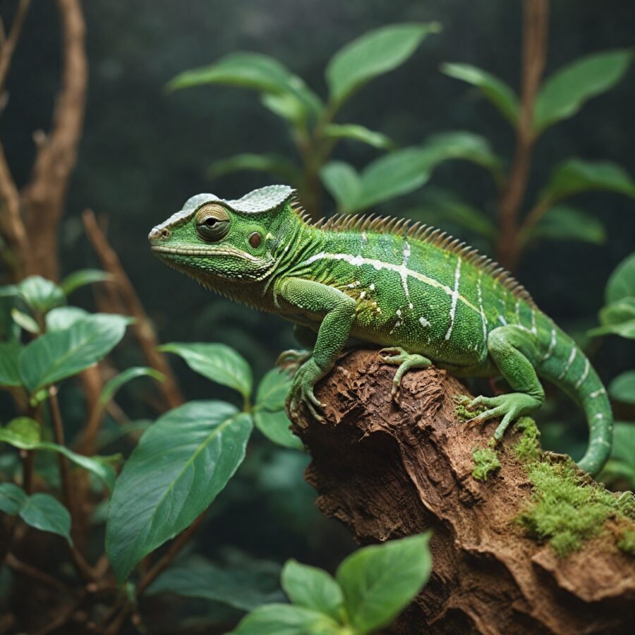 Dicas para a Escolha do Substrato Ideal para Camaleões em Terrários