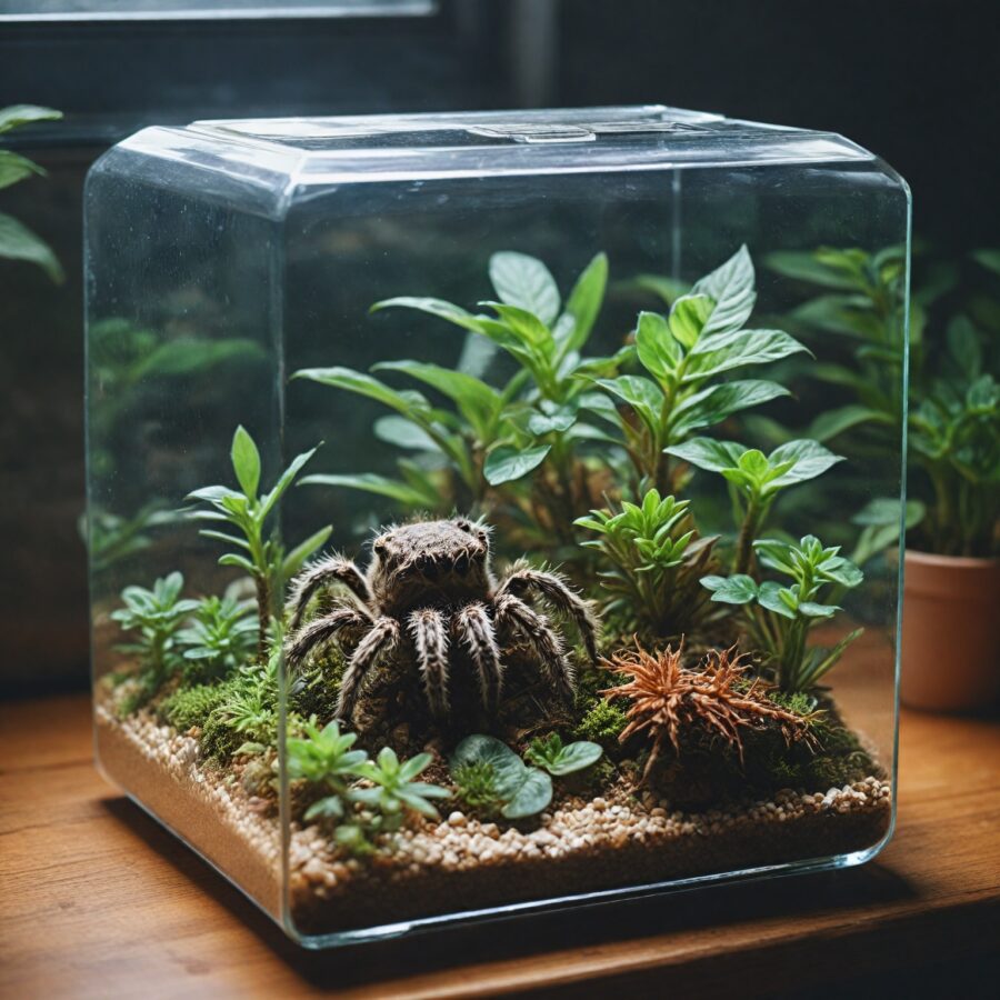 Como escolher o tamanho adequado do terrário para tarântulas