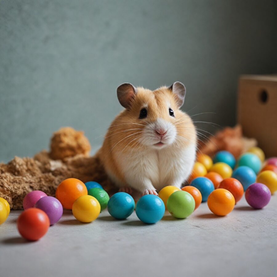 Brinquedos e atividades essenciais para manter hamsters felizes e entretidos
