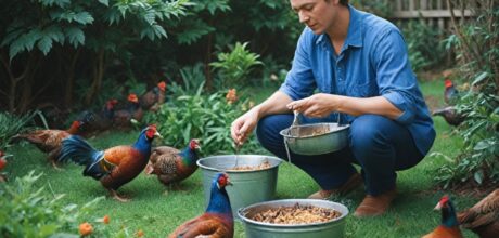 Como alimentar faisões de forma saudável e eficiente