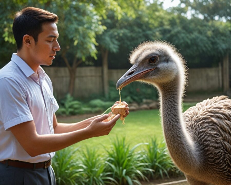 Como alimentar avestruzes em cativeiro: guia completo e prático