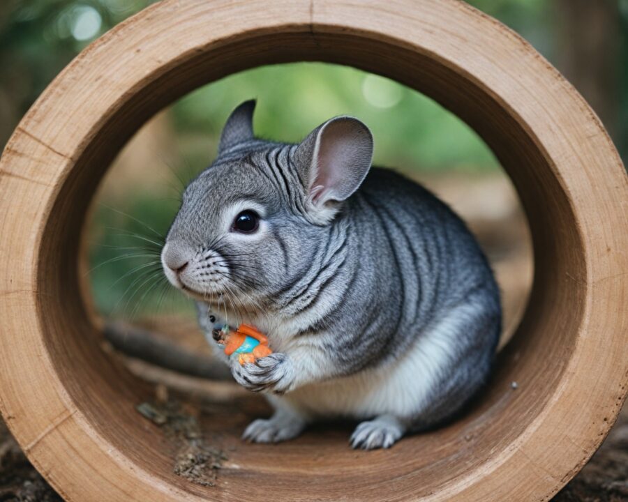 Como fazer enriquecimento ambiental para chinchilas: guia prático