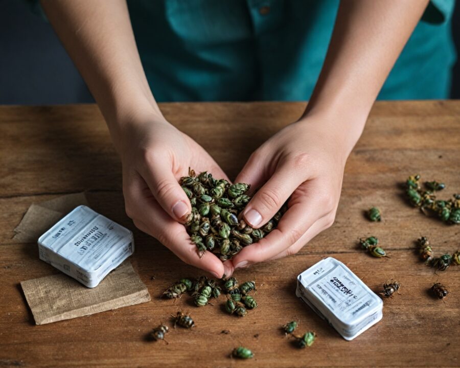 Maneiras sustentáveis de utilizar o resíduo da criação de insetos