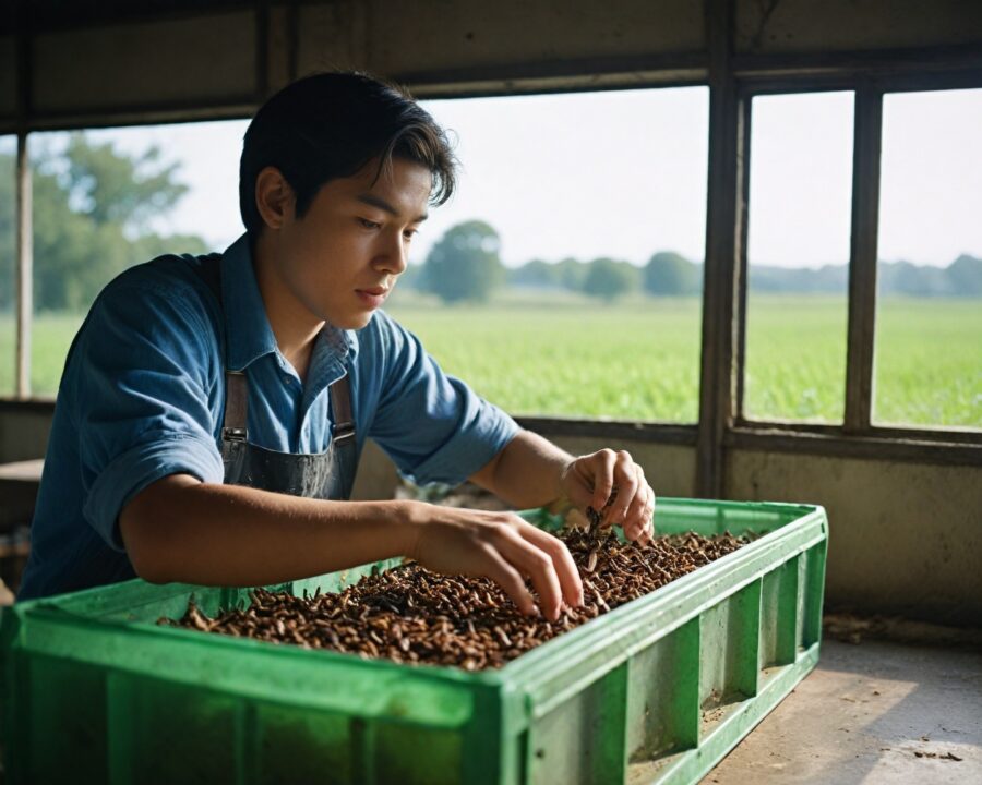 Benefícios da criação de grilos para alimentação animal
