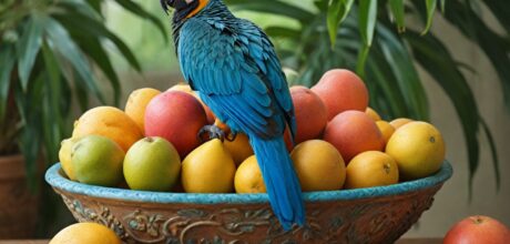 Melhores frutas para alimentar aves tropicais em casa