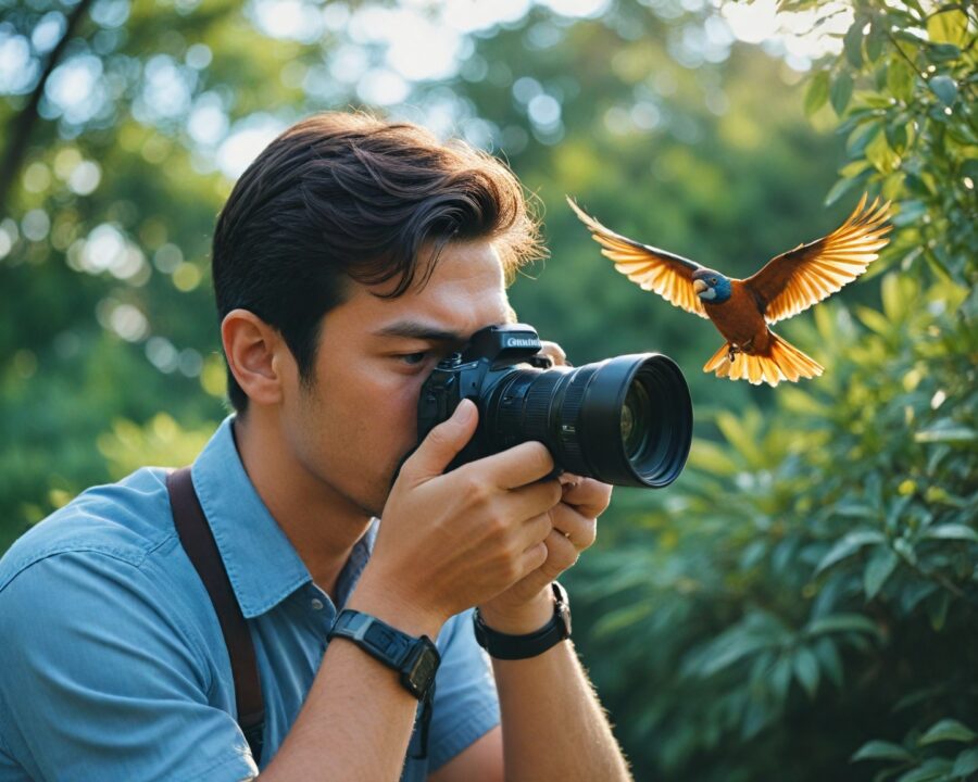 Dicas para fotografar pássaros em movimento com precisão