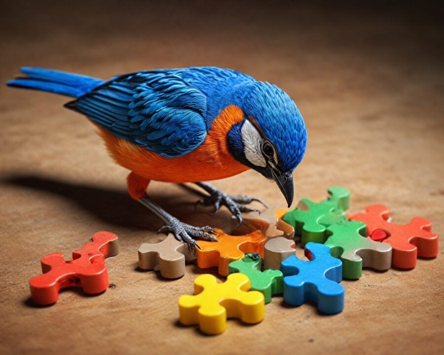 Como usar brinquedos educativos para pássaros em casa