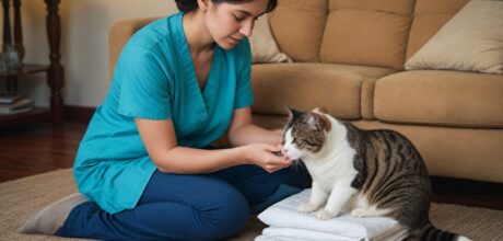 Principais causas de vômito em gatos domésticos e como agir