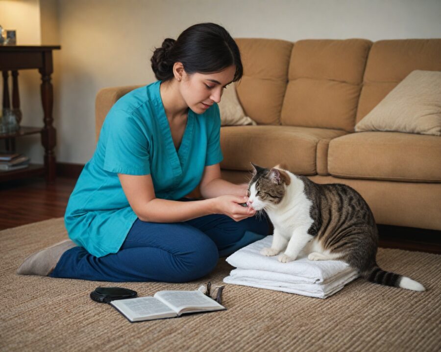 Principais causas de vômito em gatos domésticos e como agir