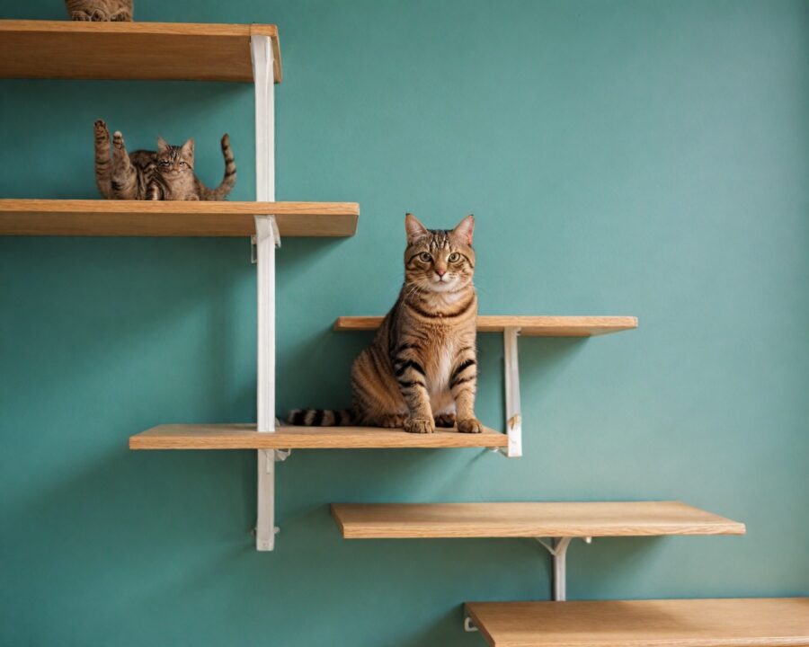 Como montar um espaço vertical para gatos em casa