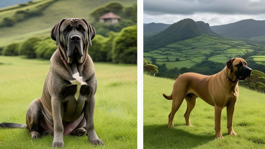 Diferenças entre Fila Brasileiro e Mastim