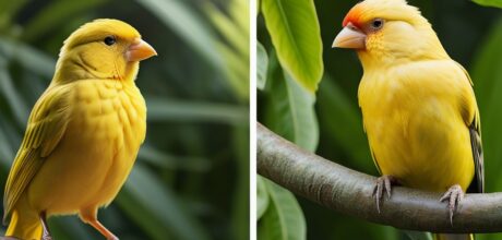 Diferenças entre canário crest bred e crested