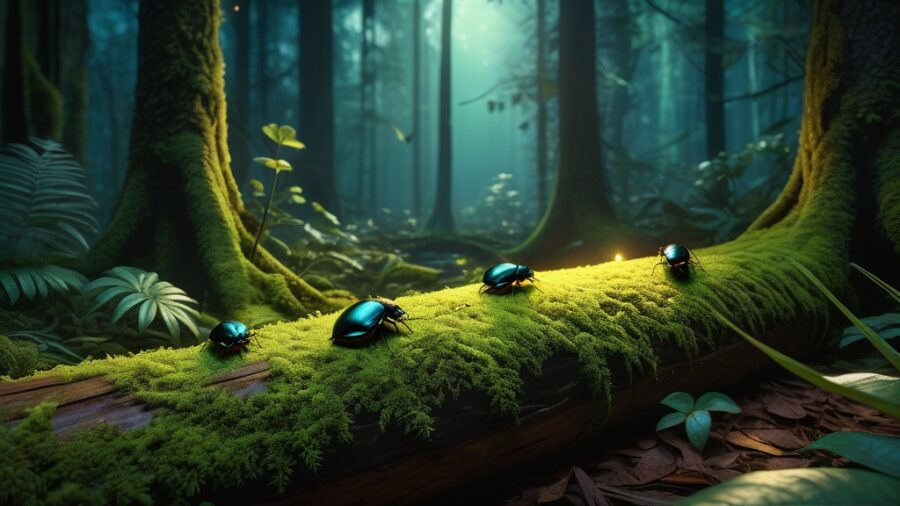 Espécies de Besouros Bioluminescentes Raros e Fascinantes